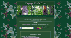 Desktop Screenshot of cayugatrailsclub.org